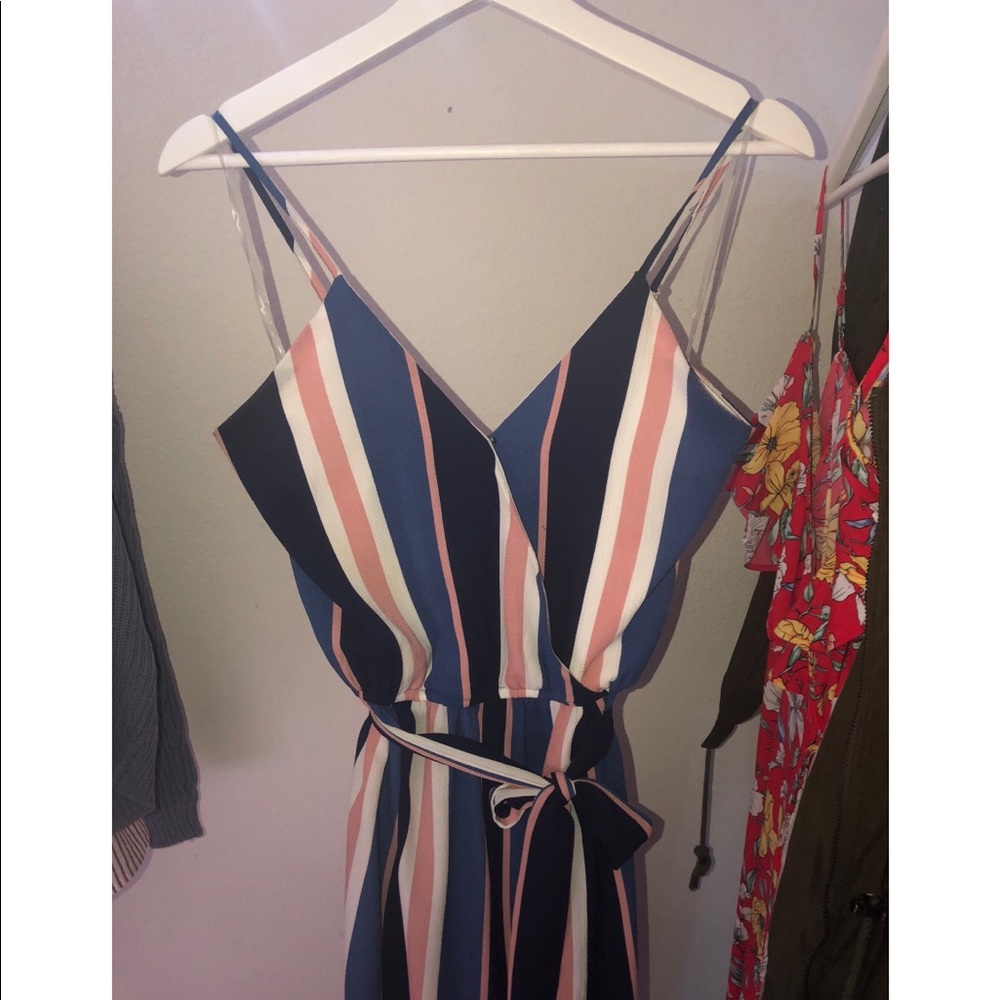 Striped Jumpsuit - Picture 2 of 3